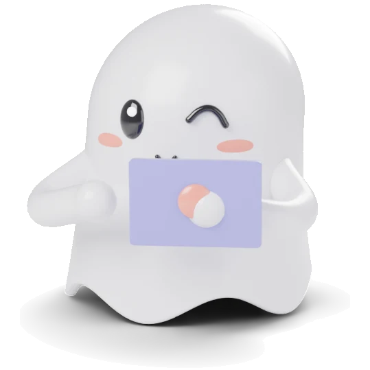 The ghost carrying a sealed envelope